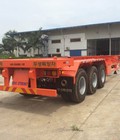 Hình ảnh: Bán sơ mi rơ mooc xương 3 trục 45 feet, tải trọng 31 tấn,
