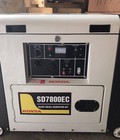 Hình ảnh: Máy phát điện chạy dầu ,động cơ 4 thì Honda SD7800EC với công suất 5,5kW