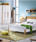 Hình ảnh: Giường ngủ cho bé gỗ tự nhiên phong cách hiện đại.GTE 031