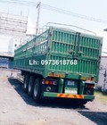 Hình ảnh: Bán sơ mi rơ moóc lồng khung mui 40 feet 3 trục giá rẻ