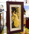 Hình ảnh: Tranh Phú Quý CÁt Tường dát vàng 24k 