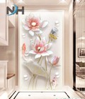 Hình ảnh: Mẫu gạch 3D hoa sen CS54