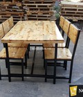 Hình ảnh: Bộ bàn ghế quán ăn giá rẻ