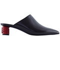Hình ảnh: Giày nữ Balenciaga Women s Black Calf Leather Slippers