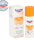 Hình ảnh: Eucerin kem trang điểm chống nắng sen face tinted cc cream spf50 fair