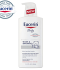 Hình ảnh: Eucerin sữa tắm gội dịu nhẹ cho em bé 400ml baby washlotion 400ml