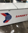 Hình ảnh: Tủ đông Sanaky 865L lít 2 cánh đông xuốt , mới 90%, mát đá nhanh,