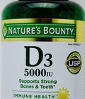 Hình ảnh: Viên bổ sung Vitamin D3 125mcg 5000IU Hàng Mỹ