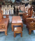 Hình ảnh: Bộ bàn ghế nghê đỉnh gỗ g.õ đ.ỏ