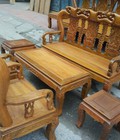 Hình ảnh: Bộ bàn ghế đục đào gỗ ng.hiến