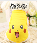 Hình ảnh: Áo thun chó mèo hình pikachu cực kute