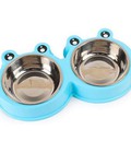 Hình ảnh: Chén ăn đôi inox cao cấp cho thú cưng cực kute