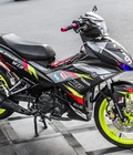 Hình ảnh: Tem trùm Exciter 150 Falken nhôm đen mino tại Decal 46