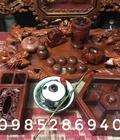 Hình ảnh: Bộ khay , ấm trà gỗ Hương nặng 20 cân