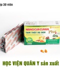 Hình ảnh: Nano curcumin tam thất xạ đen Plus Học viện quân y