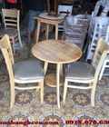 Hình ảnh: Bộ Bàn Ghế Cafe Cabin 2 Ghế Bàn Tròn