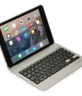 Hình ảnh: bàn phím Bluetooth ốp lưng Keyboard iPad mini 1 2 3 Bạc