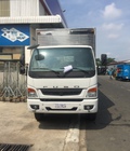Hình ảnh: Xe tải fuso FI tải trọng 7.3 tấn thùng kín màu trắng, hỗ trợ trả góp 70% giá trị xe.