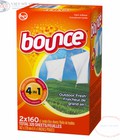 Hình ảnh: Giấy Thơm Quần Áo Bounce Của Mỹ 160 Tờ