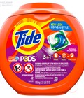 Hình ảnh: Viên Giặt Kết Hợp Nước xả Tide Pods của Mỹ 42 viên