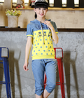 Hình ảnh: Bộ jean bé gái mùa hè TTMS1101
