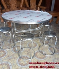 Hình ảnh: Thanh Lý Bộ Bàn Inox 6 Ghế Giá Rẻ