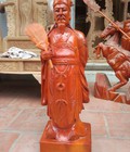 Hình ảnh: Tượng Khổng Minh Gỗ Xà Cừ