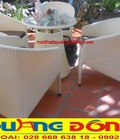 Hình ảnh: Bàn ghế nhựa giả mây QD-098
