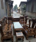 Hình ảnh: Bộ bàn ghế giả cổ minh quốc đào gỗ tràm phun giả mun