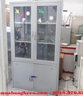 Hình ảnh: Thanh Lý Tủ Hồ Sơ Hòa Phát Cũ 1m8 Cửa Kính Giá Rẻ