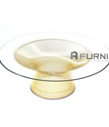 Hình ảnh: Bàn sofa bàn trà tròn mặt kính cao cấp nhập khẩu TSPLANTER G