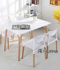 Hình ảnh: Bộ bàn ghế ăn gia đình đẹp giá rẻ TPHCM BA DAW FILLY