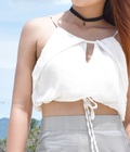 Hình ảnh: Áo croptop cổ yếm