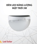 Hình ảnh: Đèn Led năng lượng mặt trời 3W, đẳng cấp tinh tế và sang trọng