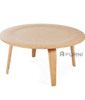 Hình ảnh: Bàn sofá tròn mặt gỗ cao cấp cho phòng tiếp khách MOLDED
