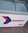 Hình ảnh: tủ đông SANAKY kiếng lùa 305L mới 90%, zin, mát đá nhanh, chạy êm, ngăn rộng, tiện dụng