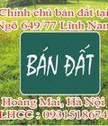 Hình ảnh: Chính chủ bán đất tại Ngõ 649/77 Lĩnh Nam, Hoàng Mai, Hà Nội