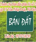 Hình ảnh: Chính chủ bán đất phân lô số 2 , Ngõ 19 Trần Nhật Duật, Quang Trung, Hà Đông, Hà Nội