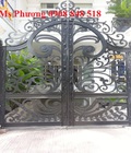 Hình ảnh: Cổng sắt hoa văn nghệ thuật cho biệt thự, nhà phố