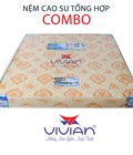 Hình ảnh: Nệm cao su tổng hợp Combo Vivian 1.55mx1.95mx11cm