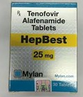 Hình ảnh: Thuốc Tenofovir Alafenamide 25mg Hepbest, Tafer, Vemlidy, Tafnat, Telarfe