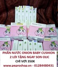 Hình ảnh: Gía siêu hấp dẫn dành cho phấn nước Onion Cushion chỉ với 350.000VNĐ 1 hộp phấn tặng ngay 1 cây son lì Olic