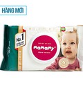 Hình ảnh: Khăn giấy ướt không mùi an toàn kháng khuẩn cho bé Mamamy 80 tờ Xanh