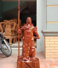 Hình ảnh: Tượng quan công đứng gỗ xà cừ