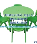 Hình ảnh: Bàn nhựa hình tròn mầm non giá rẻ tphcm