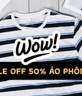 Hình ảnh: Tặng 50% khi mua áo phông KẺ tại Anoki Shop