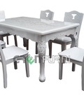 Hình ảnh: Bàn ăn mặt đá nhập khẩu cao cấp TD60636-16