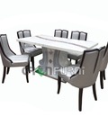 Hình ảnh: Bàn ăn mặt đá nhập khẩu cao cấp TD305-16