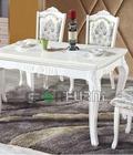 Hình ảnh: Bộ bàn ăn cổ điển nhập khẩu cao cấp NAPO809