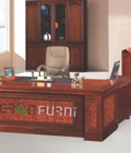 Hình ảnh: Bộ bàn giám đốc nhập khẩu cao cấp 1M6 DE133